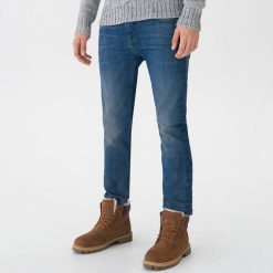Jeansy slim fit - Niebieski. Niebieskie jeansy męskie slim marki House. Za 139,99 zł.