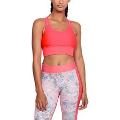 Biustonosze sportowe: Under Armour Biustonosz damski sportowy Crossback Clutch pomarańczowy r. XL (1303477-819)