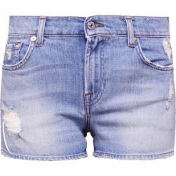 7 for all mankind MID RISE SLIM Szorty jeansowe eclipse blue. Niebieskie rurki damskie marki 7 for all mankind, z elastanu. W wyprzedaży za 468,30 zł.