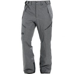 The North Face CHAKAL PANT Spodnie narciarskie mid grey heather. Szare spodnie męskie The North Face, m, bez wzorów, z poliesteru, sportowe, długie. W wyprzedaży za 711,75 zł.
