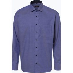 Eterna Modern Fit - Koszula męska – niewymagająca prasowania, niebieski. Niebieskie koszule męskie Eterna Modern Fit, m, bez wzorów, bez kołnierzyka, bez rękawów. Za 199,95 zł.