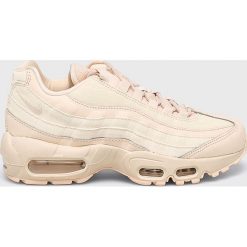 Nike Sportswear - Buty Air Max 95 Lx. Brązowe buty sportowe damskie Nike Sportswear, bez wzorów, ze skóry, sportowe. W wyprzedaży za 449,90 zł.