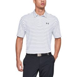 Under Armour Playoff 2.0 Polo Koszulka Biały. Białe podkoszulki męskie Under Armour, xxl, bez wzorów, z elastanu, polo, bez rękawów. Za 309,95 zł.