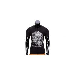 T-shirty męskie z nadrukiem: T-SHIRT MĘSKI Z NADRUKIEM S613 – CZARNY
