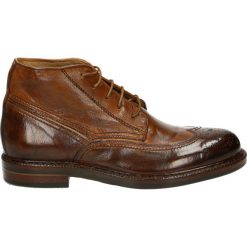 Botki męskie - M880-27 LU BR. Brązowe botki męskie Venezia, ze skóry. Za 799,00 zł.