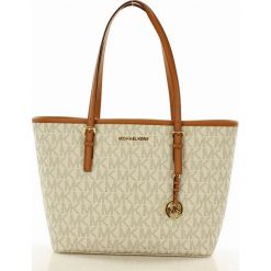 Logowana torebka shopper bag MICHAEL KORS VANIL. Szare shopper bag damskie Michael Kors, ze skóry. Za 1299,00 zł.