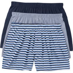 Luźniejsze bokserki z dżerseju bonprix niebiesko-biały w paski. Bokserki męskie bonprix. Za 53,97 zł.