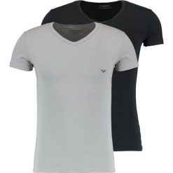 Podkoszulki męskie: Emporio Armani V NECK 2 PACK Podkoszulki black/gray