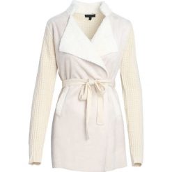 Kremowy Kardigan Skinny Pieces. Białe kardigany damskie Born2be, xl. Za 99,99 zł.