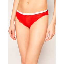 Figi brazylijskie Calvin Klein Underwear 000QF5989E. Różowe figi damskie Calvin Klein Underwear, l, bez wzorów. W wyprzedaży za 79,00 zł.