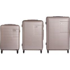 Zestaw walizek Madryt 20/24/28 Mała/Średnia/Duża. Szare walizki VIP COLLECTION, duże. Za 1080,72 zł.