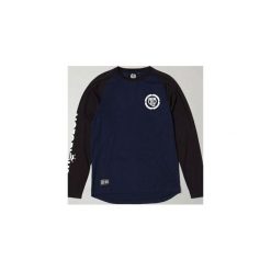 Long Sleeve BLB RAGLAN LOCK Navy/Blck. Niebieskie bluzy męskie Crankk, m, z nadrukiem, z bawełny, z dekoltem na plecach, z długim rękawem, długie, bez kaptura. Za 139,00 zł.
