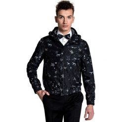Kurtka LENNY KUWS000011. Czarne kurtki męskie bomber Giacomo Conti, m, z kapturem. Za 599,00 zł.