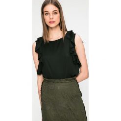 Marciano Guess - Top. Szare topy damskie MARCIANO GUESS, z poliesteru, z okrągłym kołnierzem. W wyprzedaży za 239,90 zł.
