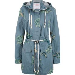Parka z nadrukiem bonprix dymny niebieski z nadrukiem. Szare parki damskie bonprix, z nadrukiem, bez kaptura. Za 189,99 zł.