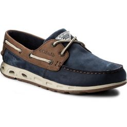 Mokasyny męskie: Mokasyny COLUMBIA – Bonehead Vent Leather PFG BM4438 Collegiate Navy/Stone 464