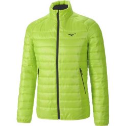 Mizuno kurtka BT Padded Lime S. Zielone kurtki sportowe damskie Mizuno, na zimę, s, bez wzorów, bez kaptura, outdoorowe. W wyprzedaży za 314,00 zł.