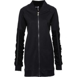Bluzy rozpinane damskie: Bluza rozpinana z haftem bonprix czarny