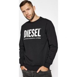 Bluza Diesel S-Gir Division-Logo 00SWFH 0BAWT. Czarne bluzy męskie Diesel, s, bez wzorów, bez kołnierzyka, bez rękawów, bez kaptura. W wyprzedaży za 289,00 zł.