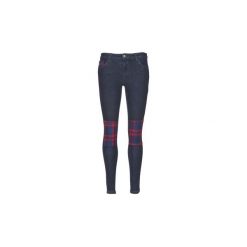 Jeansy slim fit American Retro LOU. Niebieskie jeansy damskie American Retro, bez wzorów, z jeansu. Za 479,20 zł.