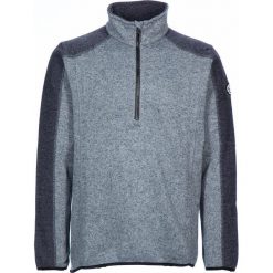 Bluza polarowa w kolorze szarym. Szare bluzy męskie s, z materiału, krótkie. W wyprzedaży za 109,95 zł.