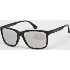 Medicine - Okulary Basic. Czarne okulary przeciwsłoneczne męskie MEDICINE, z materiału, prostokątne. Za 39,90 zł.