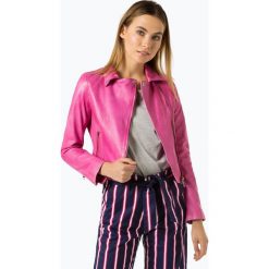 Freaky Nation - Damska kurtka skórzana, różowy. Różowe kurtki damskie Freaky Nation, m, bez wzorów, bez kaptura. Za 599,95 zł.
