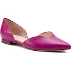 Półbuty HÖGL - 7-100010 Fuchsia 4200. Fioletowe półbuty damskie HÖGL, bez wzorów, ze skóry, bez obcasa, na płaskiej podeszwie, bez zapięcia. W wyprzedaży za 369,00 zł.