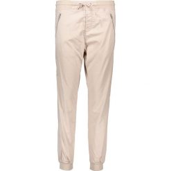 Spodnie "Nathalia" - Regular fit - w kolorze beżowym. Brązowe spodnie damskie khujo, xl, z bawełny. W wyprzedaży za 165,95 zł.