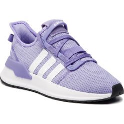 Buty adidas - U Path Run W G27648 Lpurpl/Ftwwht/Cblack. Fioletowe buty sportowe damskie Adidas, bez wzorów, z tworzywa sztucznego, bez obcasa, na płaskiej podeszwie, bez zapięcia. Za 379,00 zł.