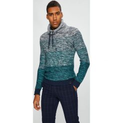 Medicine - Sweter Scandinavian Comfort. Niebieskie swetry męskie MEDICINE, s, bez wzorów, z bawełny, z golfem, bez kaptura. W wyprzedaży za 59,90 zł.