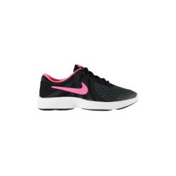 Buty Dziecko Nike Revolution 4 Junior Girls. Czarne trampki dziewczęce Nike, bez wzorów, bez zapięcia. Za 211,06 zł.