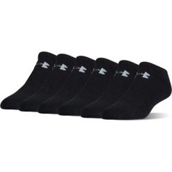 Skarpetki męskie: Under Armour Skarpety męskie CHARGED COTTON 2.0 NOSHOW Czarne r. L (1312481)