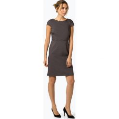 Comma - Sukienka damska, szary. Szare sukienki damskie marki comma, bez wzorów, eleganckie, z klasycznym kołnierzykiem, bez rękawów. Za 499,95 zł.