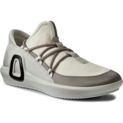 Półbuty ECCO - Intrinsic 3 83953350874 White/White. Brązowe półbuty damskie ecco, z materiału. W wyprzedaży za 269,00 zł.