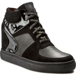 Sneakersy BALDACCINI - 796000-C Cz. Zamsz/Złoty Kr/Cz. Lak. Czarne półbuty damskie Baldaccini, ze skóry. W wyprzedaży za 219,00 zł.