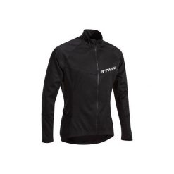 Koszulka długi rękaw na rower ROADCYCLING 500 męska. Czarne koszulki sportowe męskie marki B'TWIN, na jesień, xl, z elastanu. Za 79,99 zł.