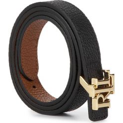 Pasek Damski LAUREN RALPH LAUREN - Rev Lrl 20 Drc Sny 412754799001 Blk/Ltan. Czarne paski damskie Lauren Ralph Lauren, w paski, ze skóry. Za 229,00 zł.