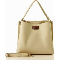 Marco mazzini torebka kuferek crossbody elegance ze skóry naturalnej jasny beż. Kuferki damskie MAZZINI, w paski, ze skóry, eleganckie, na ramię, bez dodatków. W wyprzedaży za 279,00 zł.