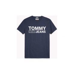 T-shirty z krótkim rękawem Tommy Jeans DM0DM04528 TJM ESSENTIAL. Czarne t-shirty męskie Tommy Jeans, s, bez wzorów, z jeansu, bez kołnierzyka, krótkie. Za 98,37 zł.