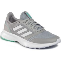 Buty adidas - Nova Flow EH2586 Gretwo/Ftwwht/Bahmin. Szare buty sportowe męskie Adidas, z tworzywa sztucznego, bez zapięcia, do biegania. Za 229,00 zł.