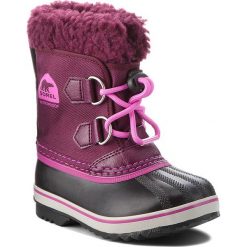 Śniegowce SOREL - Childrens Yoot Pac Nylon NC1879 Purple Dahlia/Foxglove 562. Fioletowe śniegowce dziewczęce Sorel, bez zapięcia. W wyprzedaży za 229,00 zł.