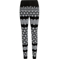Leginsy NEWLAND BELLATRIX Print|Czarny. Czarne getry damskie termoaktywne marki Newland, bez wzorów, z tkaniny. W wyprzedaży za 392,00 zł.