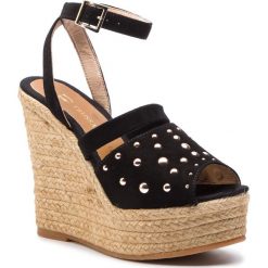 Espadryle TRUSSARDI JEANS - 79A00363 K299. Czarne espadryle damskie Trussardi Jeans, bez wzorów, z jeansu, bez obcasa, na obcasie. W wyprzedaży za 329,00 zł.