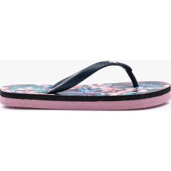 Blukids - Japonki dziecięce. Niebieskie sandały dziewczęce Blukids, z materiału, bez zapięcia. W wyprzedaży za 19,90 zł.