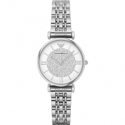 Zegarek EMPORIO ARMANI - Gianni T-Bar AR1925 Silver/Steel. Szare zegarki damskie marki Emporio Armani. Za 1359,00 zł.