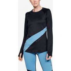 Under Armour ColdGear® Armour Koszulka Czarny Niebieski. Niebieskie koszulki damskie Under Armour, s, bez wzorów, z elastanu, bez kołnierzyka, z długim rękawem. Za 257,95 zł.