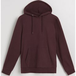 Bluza z kapturem - Bordowy. Czerwone bluzy męskie marki Reserved, s, z kapturem. Za 139,99 zł.