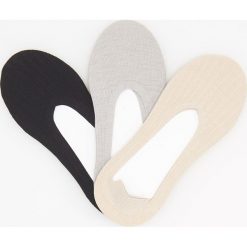 Skarpetki balerinki 3 pack - Jasny szary. Szare skarpetki damskie Reserved, bez wzorów. Za 29,99 zł.