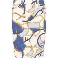 Apriori - Spódnica damska, niebieski. Niebieskie spódniczki damskie Apriori, z nadrukiem, z bawełny, eleganckie. Za 249,95 zł.